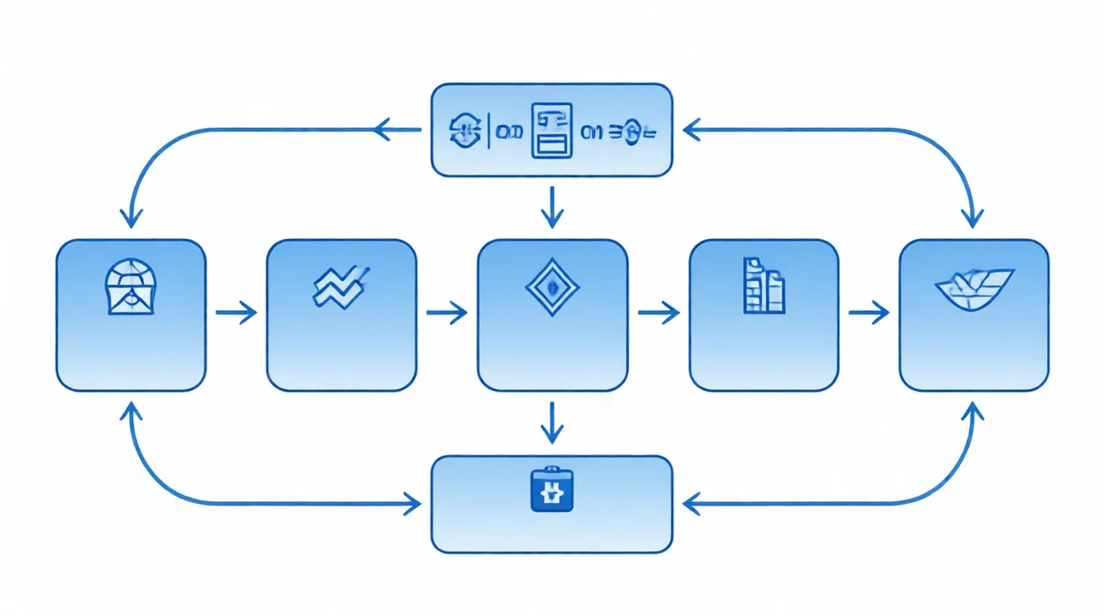 Diagrama mostrando el proceso de trabajo con un comparador de cuotas
