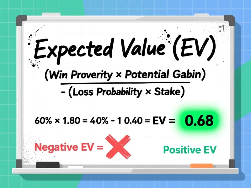 F&oacute;rmula del valor esperado EV - c&aacute;lculo paso a paso con ejemplo pr&aacute;ctico