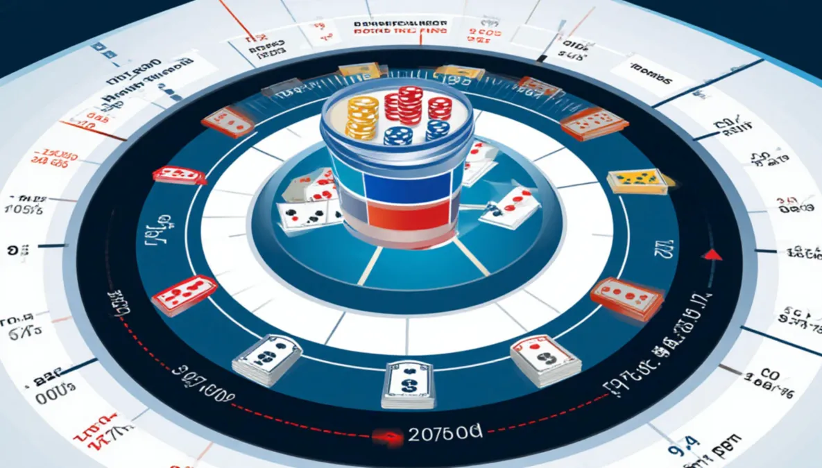 Representaci&oacute;n visual de estrategia de bankroll para apuestas de Copa del Rey
