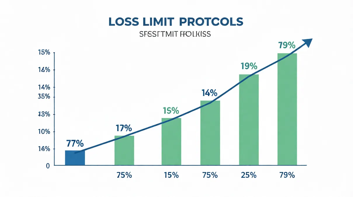 Gráfico de rendimiento con porcentajes y tendencia ascendente