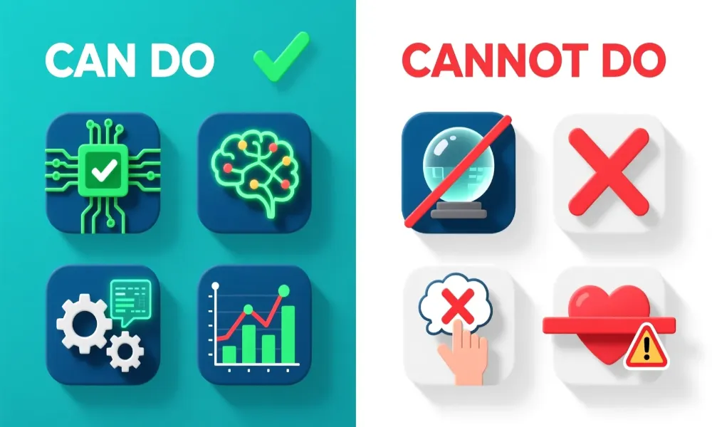 Qué puede y qué no puede hacer la inteligencia artificial en apuestas - procesamiento de datos versus predicción del futuro