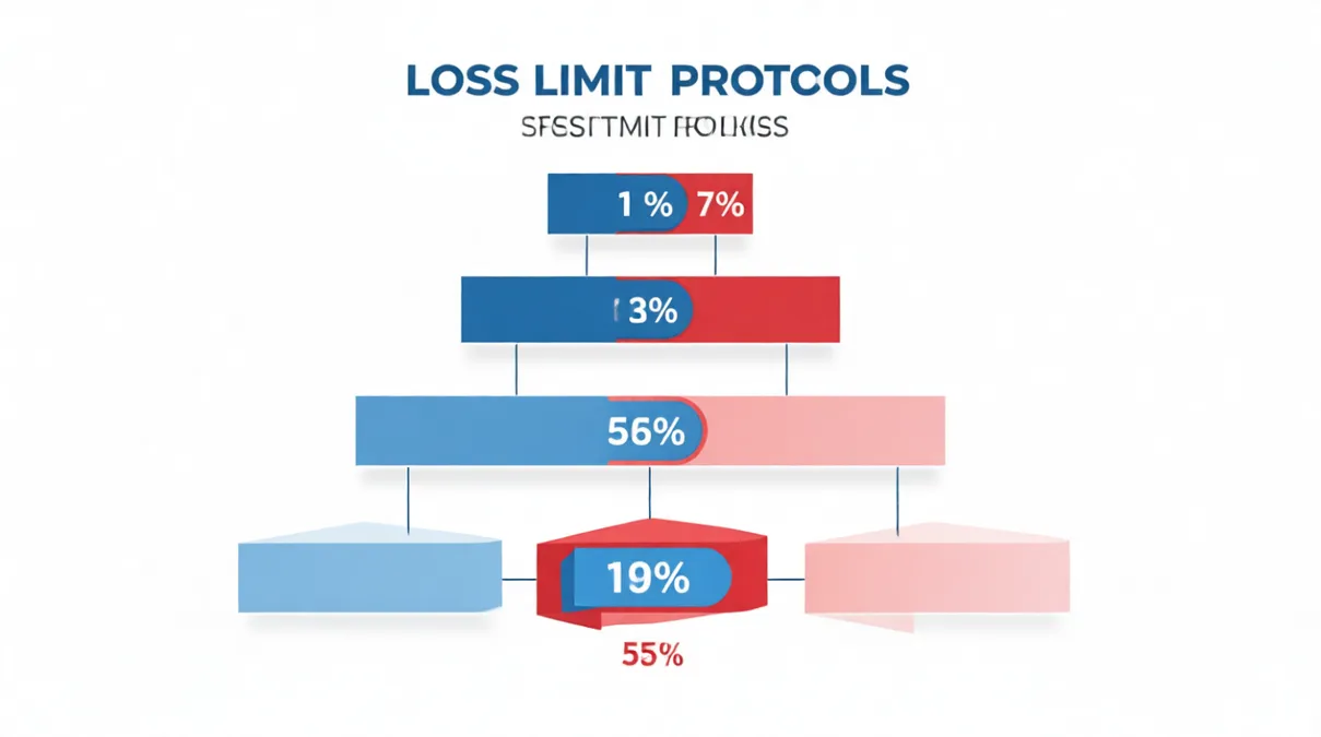 Diagrama mostrando l&iacute;mites de p&eacute;rdida y protocolos de gesti&oacute;n de riesgo