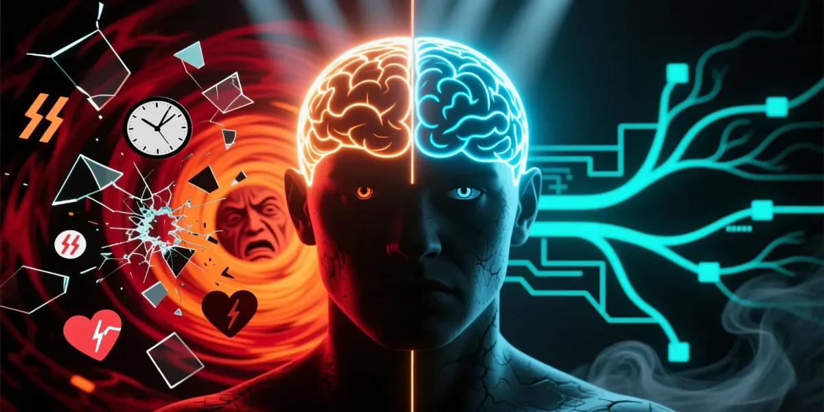 Psicología del apostador - cerebro dividido entre emociones y racionalidad en apuestas deportivas