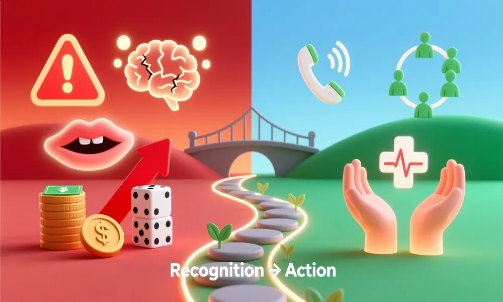 Se&ntilde;ales de alarma de ludopat&iacute;a y recursos de ayuda - reconocer el problema y buscar apoyo profesional