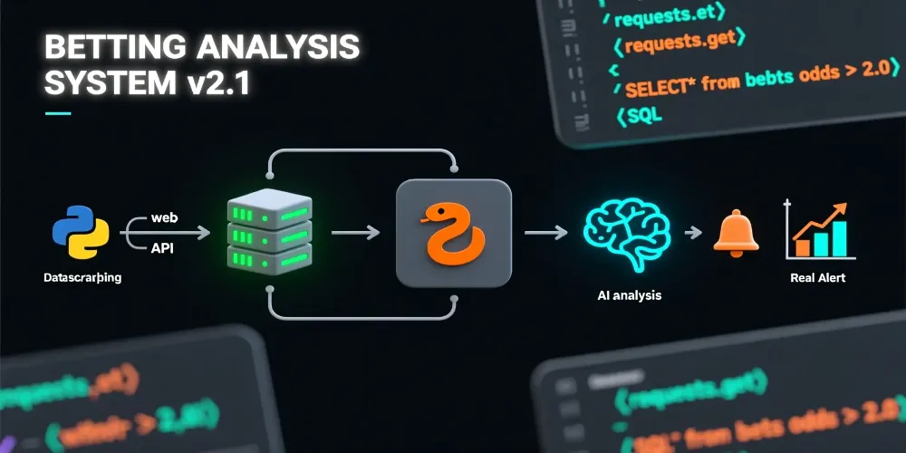 Sistema automatizado de apuestas con Python e inteligencia artificial - arquitectura de scraping, base de datos y análisis
